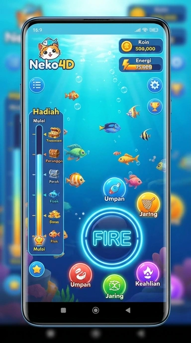 Galeri pratinjau visual neko4d build APK resmi terbaru
